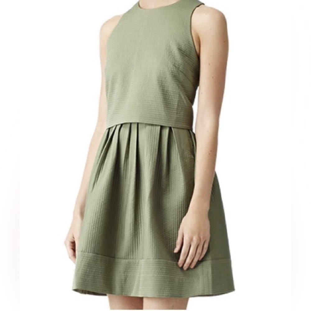 Reiss Quilted Dress